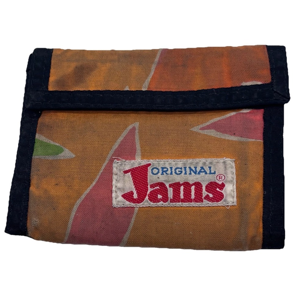 Vintage Tri-Fold Wallet Original Jams Surf Style‎ 80s Great Shape-Rare